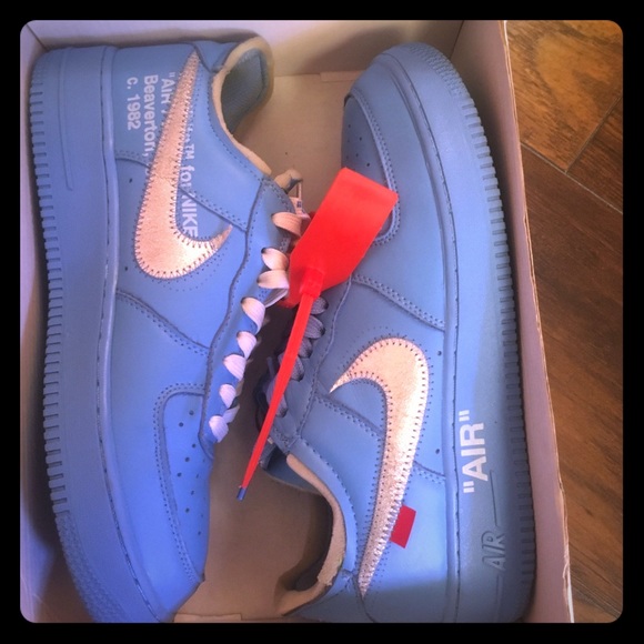 off white blue af1